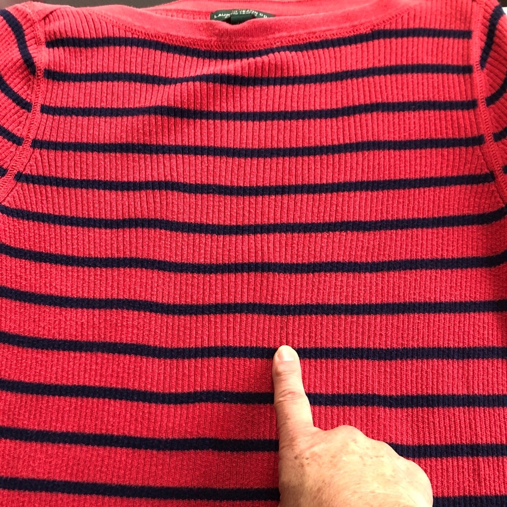 Lot of 3 Ralph Lauren shirts size large in used condition cotton blend - Picture 4 of 11